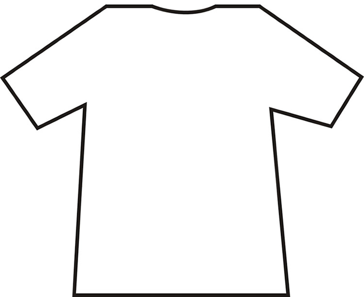 Blank T Shirt Template Printable